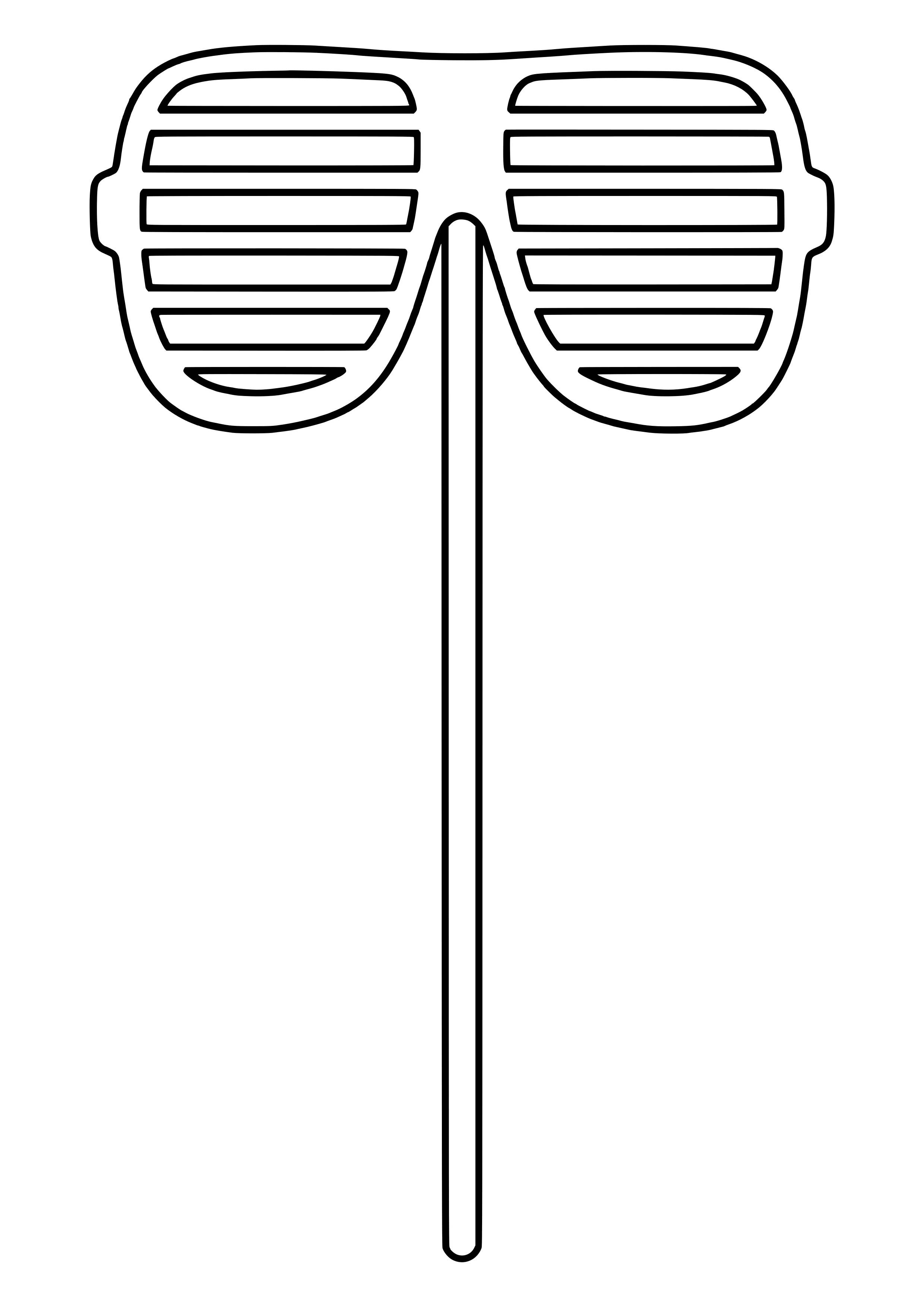 80s shutter shades with horizontal slats as a photo booth prop on a stick, ready to print