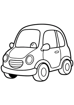 Auto Ausmalbild