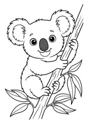 Koala Ausmalbild