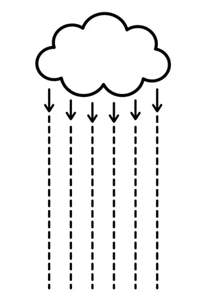 Schwungübung Regen