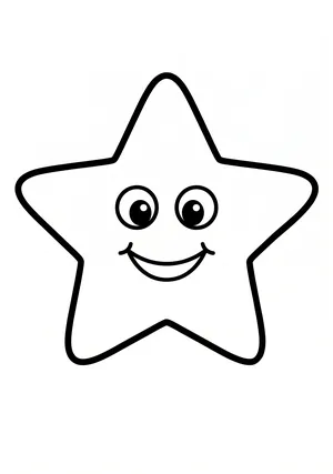 Star coloring page