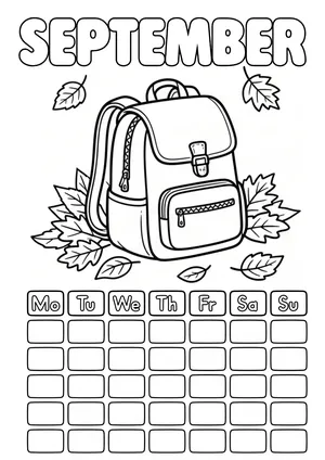 September calendar page
