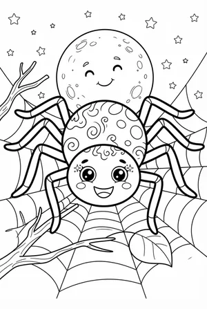 Spider Coloring Page