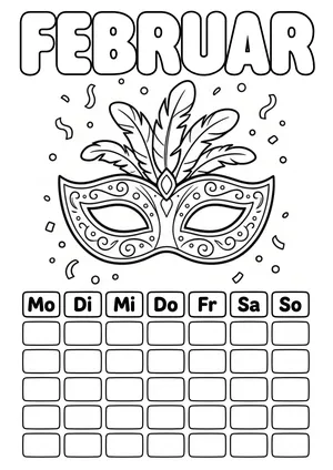 Februar Kalenderbild